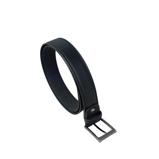 Мъжки елегантен колан 350355311 046 01 Черен-3,5 см