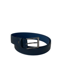 Мъжки елегантен колан 350355311 046 08 Тъмно син-3,5 см