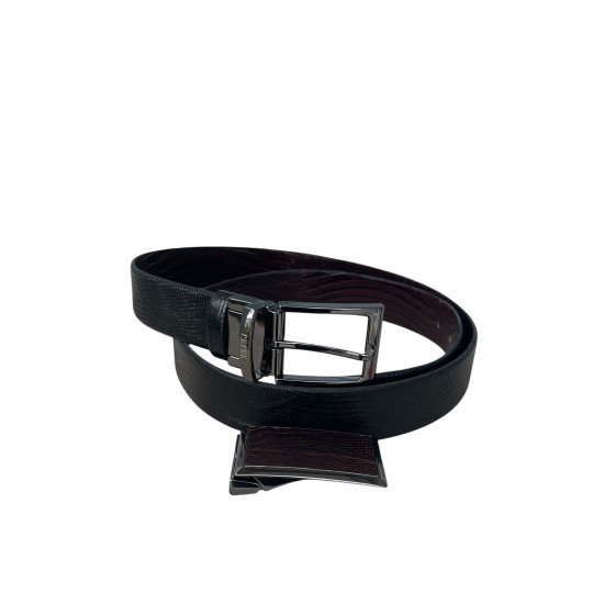 Двулицев Елегантен Колан 350411102-3,5 см с две катарами