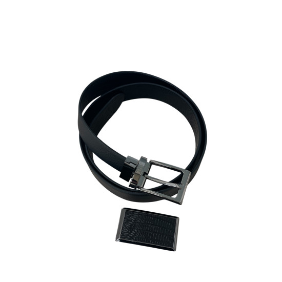 Двулицев  Елегантен Колан 350461101-35 см с две катарами