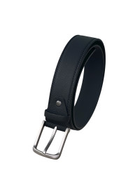 Мъжки спортно елегантен колан 40140011 046 01 Черен - 4 см