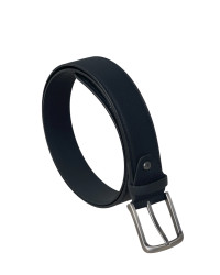 Мъжки спортно елегантен колан 40140011 046 01 Черен - 4 см