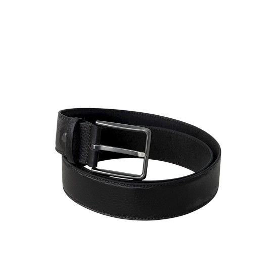 Мъжки спортно елегантен колан 40140011 046 02 Тъмно кафяв-4 см