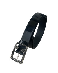 Мъжки Спортен Колан 402600 01-4 см Черен лак