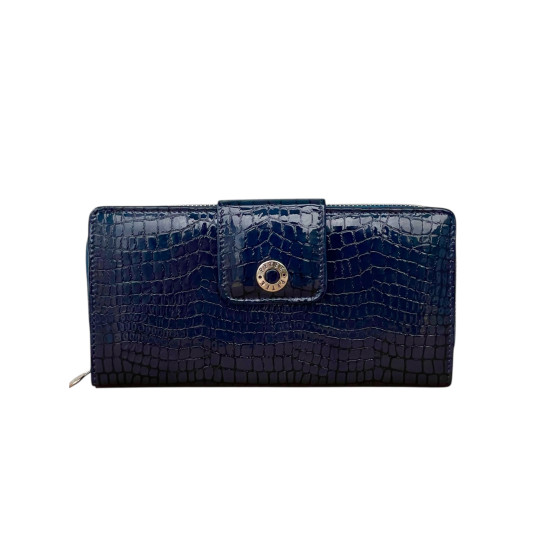 Дамски портфейл 460 091 081 Тъмно син лак