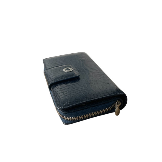 Дамски портфейл 460 091 081 Тъмно син лак